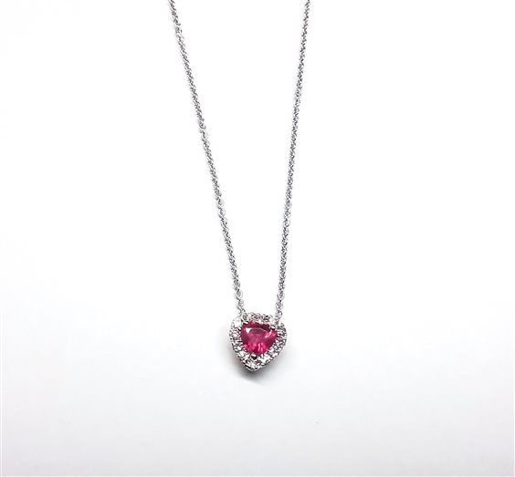 Collar Crivelli Mujer RUBINO in Oro blanco Rubino 0.28 Ct 234-G-4502-H - 234-G-4502-H